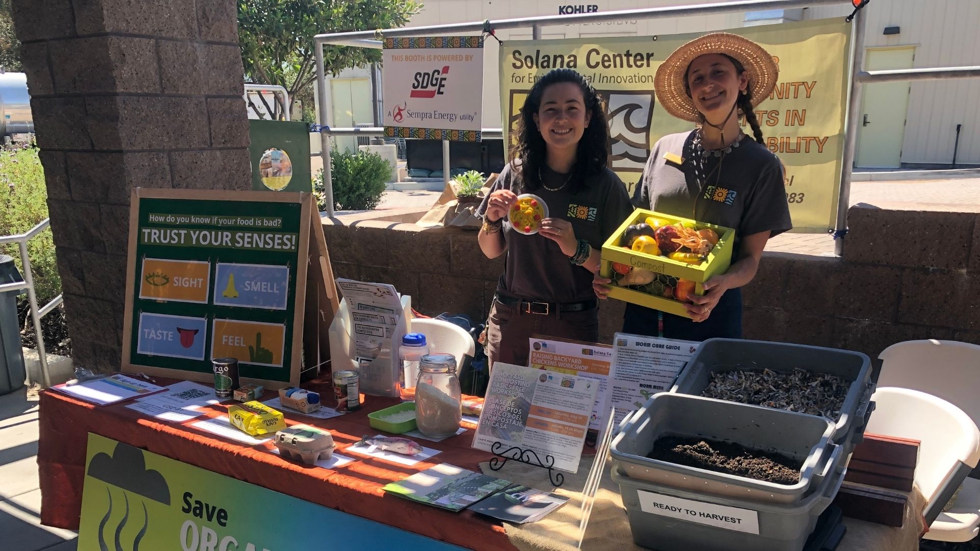 Solana Center for Environmental Innovation Outdoor table